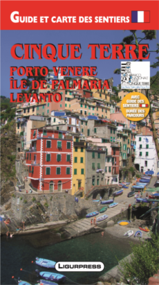 Cinque Terre Porto Venere Ile de Palmaria Levanto - Guide et carte des sentiers -