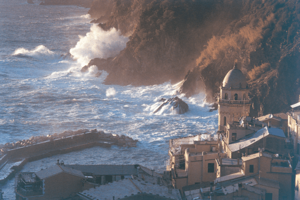 Mareggiata a Vernazza