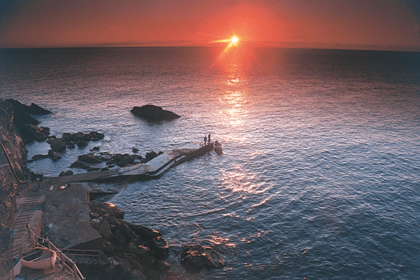 Tramonto nel Parco nazionale delle Cinque Terre